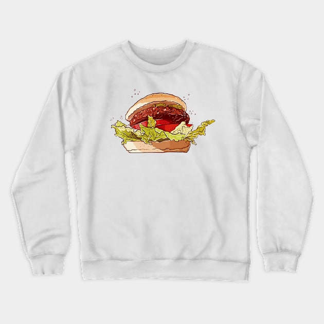 Appetizing burgers Crewneck Sweatshirt by Mulyadi Walet